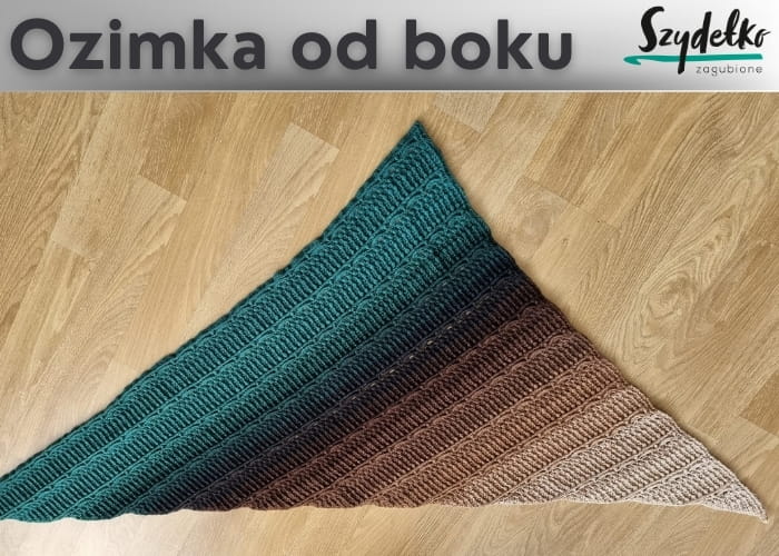 Wzór online Chusta na Szydełko od boku Ozimka Zagubione Szydełko