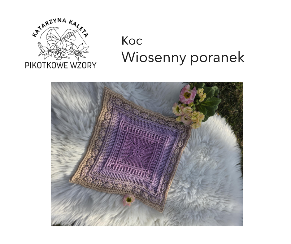 Koc "wiosenny poranek" Pikotkowe Wzory